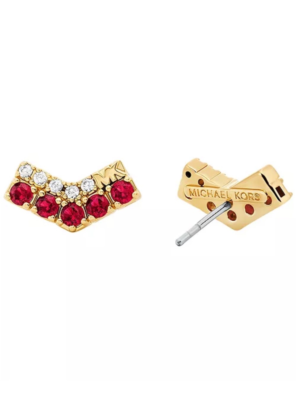 Michael Kors | Gold Tone Pavé Stud Earrings